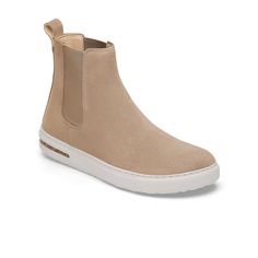 Birkenstock Bend Narrow Chelsea Sneaker (Women) - Taupe Suede Boots - Casual - Ankle - The Heel Shoe Fitters Taupe Chelsea Boots, Chelsea Women, Birkenstock Women, Light Up Shoes, Leather Boot Shoes, Wide Calf Boots, Shoes Heels Pumps, Wide Boots, Birkenstock Shoes