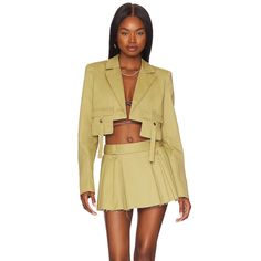 Track Essentials, Best Blazer, Independent Woman, Masculine Energy, Faux Suede Jacket, Open Minded, Independent Women, Pleated Fabric, Cropped Blazer