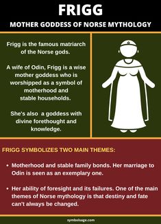 an info sheet with information about frigg and other things that are in it