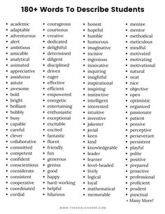 the words used in this list are very difficult to read, but it doesn't mean