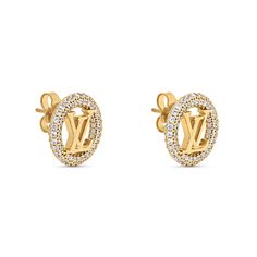 LOUIS VUITTON® - Louise By Night Earrings - Golden Lv Jewelry Louis Vuitton, Lv Earrings Louis Vuitton, Lv Earrings, Classy Engagement Ring, Louis Vuitton Earrings, Louie Vuitton, Expensive Jewelry Luxury, Louis Vuitton Jewelry, Jewelry Accessories Ideas