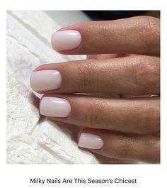 White Gel Nails, Opi Gel Nails, Bridal Nail Art, Nude Nail Polish, White Nail Polish, Bridal Musings, Bridal Nails