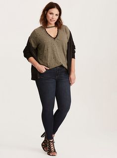 Plus Size Torrid Premium Stretch Jeggings - Dark Wash, CLEAN DARK Women's Plus Size Jeans, Affordable Plus Size Clothing, New Street Style, Fall Denim, Active Outfits, Best Jeans, Plus Size Jeans, Softest Sweater, Ripped Jeans