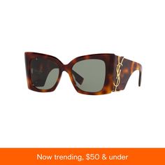 in stock Tortoise, Buy Online, Saint Laurent, Sunglasses