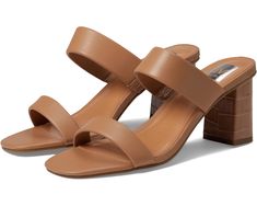 DV Dolce Vita Hannalia | Zappos.com Classic Brown Synthetic Sandals, Brown Square Toe Sandals With Removable Insole, Casual Sandals With Padded Heel And Square Toe, Casual Sandals With Square Toe And Heel Loop, Casual Square Toe Sandals With Heel Loop, Casual Sandals With Heel Loop And Square Toe, Classic Synthetic Sandals Medium Width, Classic Open Toe Synthetic Sandals, Classic Synthetic Sandals With Padded Heel