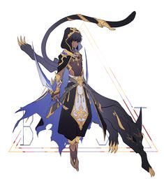 Egyptian Character Design, Anime Egyptian, 다크 판타지, Character Design Male, 영감을 주는 캐릭터, Female Character Design, Character Design References, Dnd Characters, An Anime