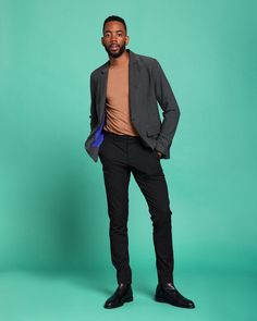 A fully lined and machine washable blazer, crafted with thoughtful details from Recycled Stretch Suiting. Kit And Ace, Easy To Love, Blazer Suit, Dress Up, Blazer, Pants, Trousers