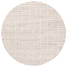 a round rug with white lines on the top and bottom, in front of a white background