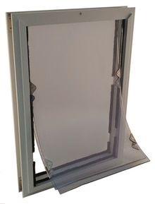 an open window showing the inside of it and its side glass missing, on a white background