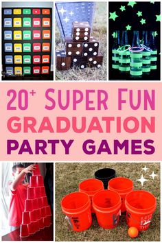 20 super fun graduation party games that are perfect for the kids to play in their house