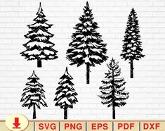 christmas trees svg files for cutting