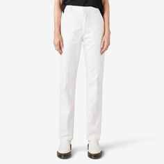 Women's 874® Work Pants - Dickies US White Dickies, Dickies 874, Work Pants Women, Dickies Women, Dickies Pants, Pants Fit, Icon Collection, Stain Resistant Fabric, Twill Fabric