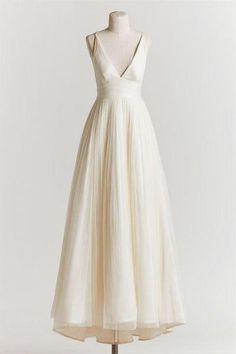 Deep V Neck Prom Dress, V Neck Prom Dress, Prom Dress White, White Prom, V Neck Prom Dresses, White Prom Dress, فستان سهرة, Fancy Dresses