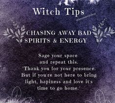 Witchcraft Spells For Beginners, Pagan Spirituality, Witchy Tips, Moon Rituals, Bad Spirits