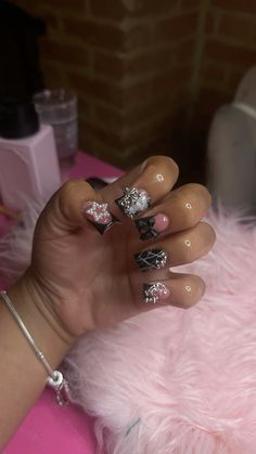 Nail Piercing, Colored Acrylic Nails, Pretty Nail Designs, Classy Acrylic Nails, Pretty Nail Art Designs