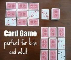 the card game is perfect for kids and adults