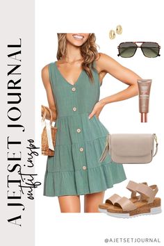 Find out how to style a mini dress with these easy and fashionable tips. Perfect for warm weather dresses, these outfits feature sleeveless v-neck dresses and other trendy styles. Accessorize with platform sandals, crossbody bags, and sunglasses to create the best summer dress looks. These summer outfit ideas are perfect for women’s fashion and effortless summer style. Casual T Shirt Dress, Light Dress, Mini Tank Dress, Ruffle Sleeve Dress, Comfy Dresses, Fall Family, Aaliyah, Tiered Dress, Beach Dresses