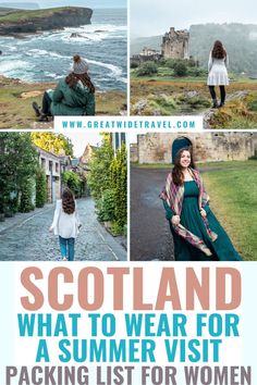 scotland what to wear for a summer visit packing list for women