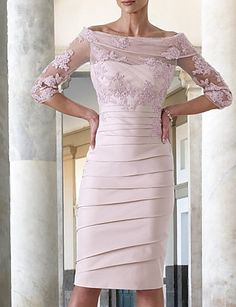 Bride Dress Elegant, Dresses Royal, Royal Blue Dresses, Mother Of The Bride Dress, Candy Pink, Jewel Neck, Bride Dresses, Dress Elegant, Mermaid Dress