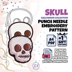 an image of a skull on the cover of a sewing pattern for children's clothing