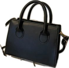 Black Rectangular Bag With Detachable Handle, Square Shopping Bag With Adjustable Handle, Black Square Bags With Detachable Handle, Black Square Bag With Detachable Handle, Black Square Bag With Detachable Strap, Black Square Bag With Adjustable Strap, Black Square Shoulder Bag With Detachable Handle, Trendy Black Double Handle Box Bag, Black Office Bag With Adjustable Strap