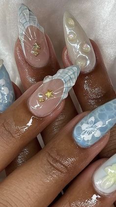 #fashion, #style, #outfitinspiration, #beauty Nails For August, Date Night Nails, Glitter Nails French, Sea Nail Art, College Nails, Matte Nails Glitter, Night Nails, Kueez Celebrity, Kueez Amazing