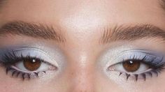 White And Blue Eyeshadow Looks, Subtle Mermaid Makeup, Coastal Granddaughter Makeup, Blue And White Eyeshadow Looks, Blue Eyeshadow Blue Eyes, Aquatic Makeup, Blue Sparkle Eyeshadow, Blue Brown Makeup, Soft Blue Makeup