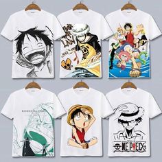 Japanese Tshirt, Japanese Harajuku, Harajuku Outfits, Anime Tees, Cartoon T Shirt, One Piece Luffy, Anime Shirt, Cartoon T Shirts, Anime Outfits