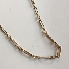 Minimum order is $10.00 - Prior to shipping charges. A gorgeous brass statement chain that's hand made and can be oxidized or plated. This style is similar to my Wyatt Chain. Not soldered, easy to open and close for your desired lengths. The largest link measures 22mm x 5.5mm x 1.2mm square wire. 1 Order = 2 Feet, If you order multiple orders, you'll receive one continuous piece. Here are some similar styles: Corey Chain https://www.etsy.com/listing/191000587/vintage-corey-chain-heavy-brass-chai Everyday Silver Brass Chain Necklace, Adjustable Metal Chain Necklace With Rectangular Links, Adjustable Chain Necklace With Rectangular Links, Adjustable Silver Chain Necklace With Rectangular Links, Everyday Brass Link Chain Necklace, Everyday Brass Necklace With Paperclip Chain, Everyday Brass Jewelry With Rectangular Links, Brass Cable Chain Necklace Gift, Bronze Link Chain Jewelry