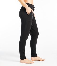 Women's Bean's Cozy Jogger Sporty Cozy Fit Joggers For Jogging, Sporty Joggers For Jogging With Cozy Fit, Cozy Joggers With Elastic Waistband, Comfortable Go-dry Sweatpants For Loungewear, Comfy Relaxed Fit Joggers, Comfy Joggers With Ribbed Cuffs For Jogging, Cozy Joggers With Ribbed Waistband, Comfy Joggers With Elastic Waistband And Cozy Fit, Comfortable Joggers With Comfort Waistband For Jogging