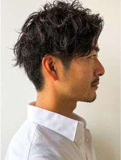 Curly Hair Fade, Korean Men Hairstyle, Men's Hairstyle, Cool Mens Haircuts