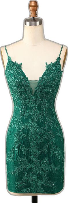 Holiday Evening Dress With Fitted Bodice, Evening Wedding Dresses With Spaghetti Straps, Sleeveless Evening Dress With Fitted Bodice For Holidays, Green Evening Dress With Sweetheart Neckline, Green V-neck Evening Dress For Party Season, Green Spaghetti Strap Evening Dress For Prom, Green V-neck Party Gown, Party Dresses With Lace And Sweep Train, Lace Party Dresses With Sweep Train