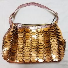 **New** Nicole Lee - Rose Gold Grechen Circular Chained Satchel Bag $55.00 Black, Rose Gold, Gold, Silver 14" X 13" X 4.5" Drop: 10" 3 Lbs Get $5 Off Your First Purchase With Promo Code Jadevinefashion! Pink Shoulder Bag With Chain Strap For Party, Pink Chain Strap Shoulder Bag For Party, Pink Party Shoulder Bag With Chain Strap, Pink Chain Party Bags, Pink Party Bag With Chain Detail, Pink Shoulder Bag With Gold-tone Hardware For Party, Pink Party Bag With Chain, Pink Party Bags With Chain Detail, Nicole Lee Handbags