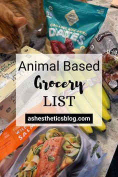 Your Go-To Animal Based Grocery List - Ash Esthetics