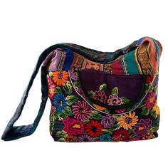 Up cycle Bohemian Bag - SOLOLI Bohemian Cotton Bag With Pockets, Bohemian Cotton Bags With Pockets, Multicolor Travel Bag With Pockets, Multicolor Trip Bag With Pockets, Bohemian Multicolor Shoulder Bag For Trip, Traditional Patchwork Shoulder Bag For Everyday, Bohemian Multicolor Shoulder Bag With Zipper Pocket, Cotton Textiles, Hippie Purse