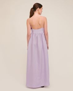 The Luna maxi dress elegantly moves with every step, capturing a contemporary allure that is perfect for both day and night. With a flattering empire waistline, a flowing maxi length and hidden side pockets, the Luna is an effortless addition to your warm-weather wardrobe. Easy fit Spaghetti straps Slightly fitted at bust and empire Bodice lined in self fabric Side seam pockets Generous hem opening Side zipper closure Maxi length 100% Linen Model is 5’10” and wearing a size S.This style runs tru Dress Elegantly, Empire Maxi Dress, Marissa Webb, Cottage Core Aesthetic, Empire Waistline, + Core + Aesthetic, Day And Night, Warm Weather, Side Zipper