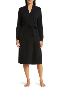 Nordstrom Cashmere Robe | Nordstrom Elegant Cashmere Sweater Coat For Daywear, Elegant Long Cashmere Sweater Coat, Elegant Sweater Coat For Fall Loungewear, Elegant Fall Sweater Coat For Loungewear, Chic Cashmere Sweater Coat For Loungewear, Fitted Fall Loungewear Robe, Elegant Long Sweater Coat For Loungewear, Fitted Fall Robe For Loungewear, Fitted Robe For Loungewear In Fall