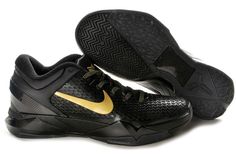 Nike Zoom Kobe VII System ELITE Basketball Shoes Kobe bryant Shoes Black/Gold Basketball Shoes Kobe, Kevin Durant Shoes, Buy Nike Shoes, Nike Foamposite