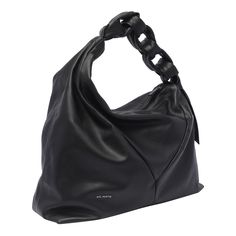 Vic Matie' black shoulder bag, zip closure, 2 inner open pockets, one zip pocket, one handleComposition: 100% Calf Leather Black Shoulder Bag, Italian Luxury, Designer Sneakers, Luxury Retail, Luxury Shoes, Luxury Boutique, Shoe Brands, Calf Leather, Zip Pockets