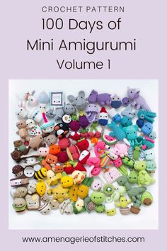 crochet pattern 10 days of mini amigurmi volume 1