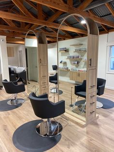 the salon is clean and ready for customers to use