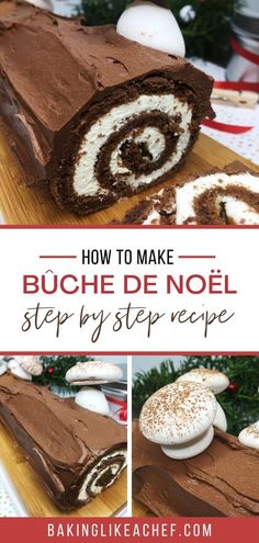 how to make buche de noel step by step recipe for christmas and new year's eve