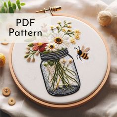 This Tutorials item by CurlyStitchStudio has 132 favorites from Etsy shoppers. Ships from United States. Listed on Oct 26, 2024 Garden Embroidery Patterns, Wildflower Embroidery Pattern, Bee Embroidery Pattern Free, Embroider Bee, Spring Embroidery Designs, Coffee Embroidery Patterns, Impressive Embroidery, Bee Embroidery Pattern, Cute Embroidery Ideas