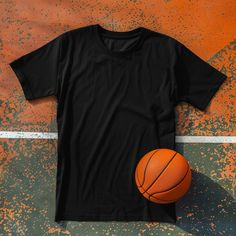 Blank black basketball t-shirt mockup Black Short Sleeve T-shirt For Basketball, Black Crew Neck T-shirt For Sports Events, Basketball Fan Apparel Tops With Short Sleeves, Moisture-wicking Crew Neck Basketball Top, Black Crew Neck T-shirt For Basketball, Cotton Crew Neck T-shirt For Basketball, Black T-shirt For Basketball Season, Black Sports Tops With Heat Transfer Vinyl, Black Moisture-wicking Fan Apparel T-shirt