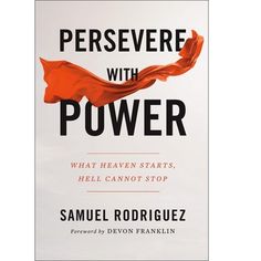 the book cover for persevere with power