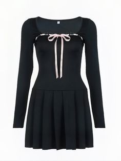 𝔇𝔢𝔱𝔞𝔦𝔩𝔰: Style: Coquetee, Ballet Core, Soft Girl Materials: Polyester Quantity: Dress Designed with long sleeves, this dress offers both style and comfort for any occasion. Made with a delicate ribbon detail, it adds a cute and elegant touch to your ensemble. Solid durable material, perfect for spring & summer Enjoy free shipping with a purchase of over 80$ SIZE CHEST WAIST LENGTHS 29 in 24 in 30 inM 31 in 26 in 30 inL 32 in 28 in 31 inItem measured by hands may have 1-2 in differences.SIZE C... Cute Streetwear, Brunch Time, Ballet Core, Ribbon Dress, Coquette Pink, Lingerie Costume, Halterneck Dress, Costume Outfits, Soft Girl