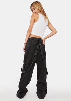 Vile Voorhees Baggy Jeans – Dolls Kill Edgy Baggy Wide Leg Cargo Jeans, Edgy Wide Leg Cargo Jeans For Streetwear, Distressed Baggy Cargo Jeans With Edgy Style, Edgy Distressed Baggy Cargo Jeans, Edgy Baggy Distressed Cargo Jeans, Distressed Baggy Cargo Jeans In Edgy Style, Edgy Black Baggy Flare Jeans, Black Grunge Flare Jeans For Streetwear, Baggy Grunge Jeans With Belt Loops