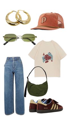 #outfit #style #fashion #outfitinspo #fit #college outfit London Tourist Outfit Summer, Trifthing Aesthetic Outfit, Chicago Outfits Spring, Style Boards Aesthetic, Summer Brewery Outfit, Summer College Fits, College Orientation Outfit, College Girl Style, Grocery Shopping Outfit