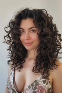 Curly haircuts are all about celebrating your texture and finding a style that complements your face shape. Whether you have loose waves, bouncy spirals, or tight coils, there’s a curly haircut out there that will Diamond Face Curly Haircut, Women Curly Haircut, Mom Cut Curly Hair, Curly Haircut Face Framing, Curly Haircuts For Volume, Curly Haircut 2024, Curly Haircuts For Oval Face Shape, Curly Hair Shapes Haircuts, Collarbone Length Curly Hair