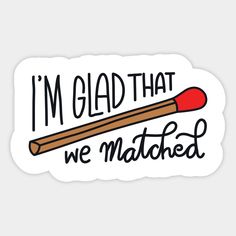 i'm glad that we matched sticker with a baseball bat in the middle